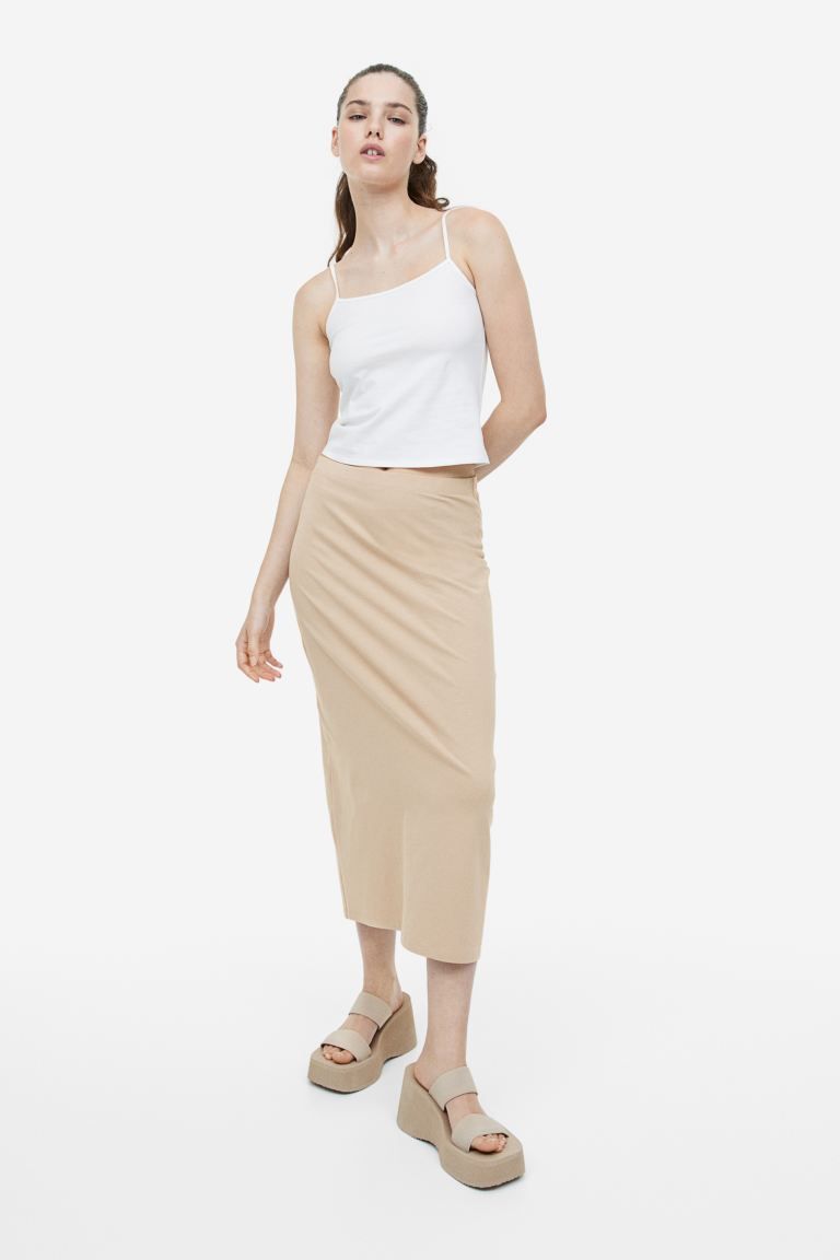 Jersey Pencil Skirt | H&M (US + CA)
