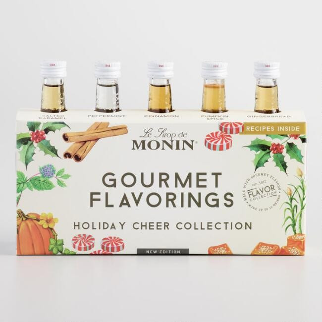 Monin Mini Holiday Cheer Collection Syrups 5 Pack | World Market
