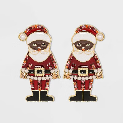 SUGARFIX by BaubleBar Santa Claus Drop Earrings - Deep | Target