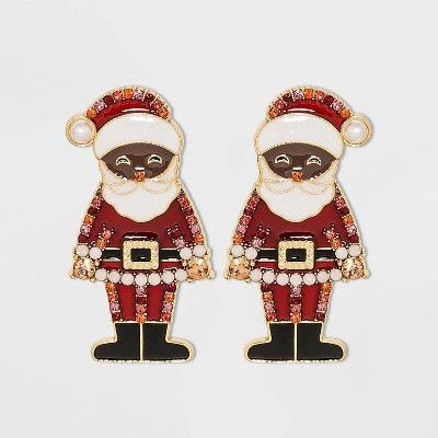 SUGARFIX by BaubleBar Santa Claus Drop Earrings - Deep | Target