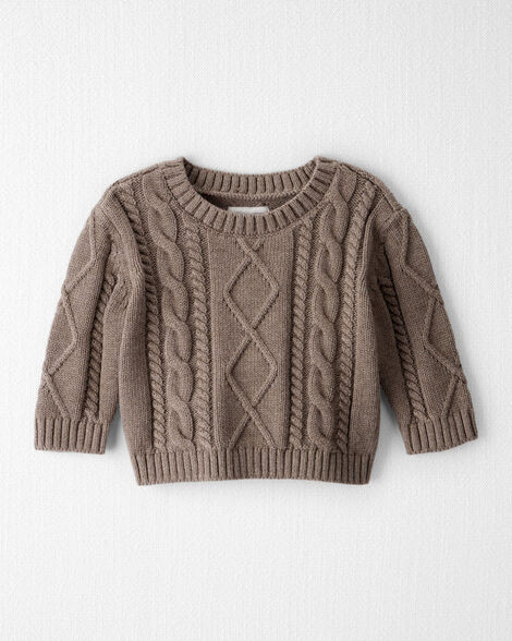 Baby Organic Cotton Cable Knit Sweater | Carter's Inc