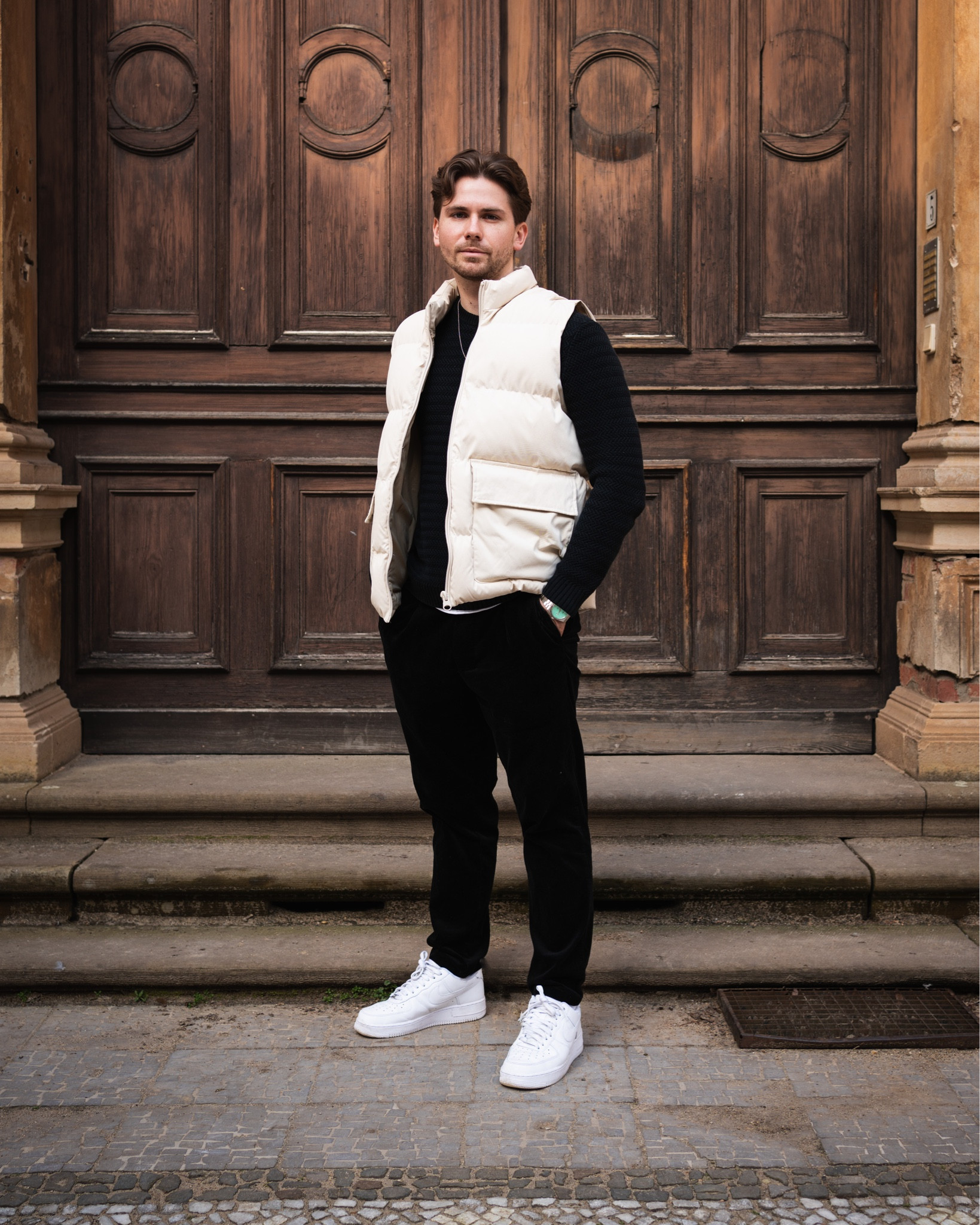 Cream gillet for the colder spring days 👌🏻

#LTKunder50 #LTKmens #LTKeurope