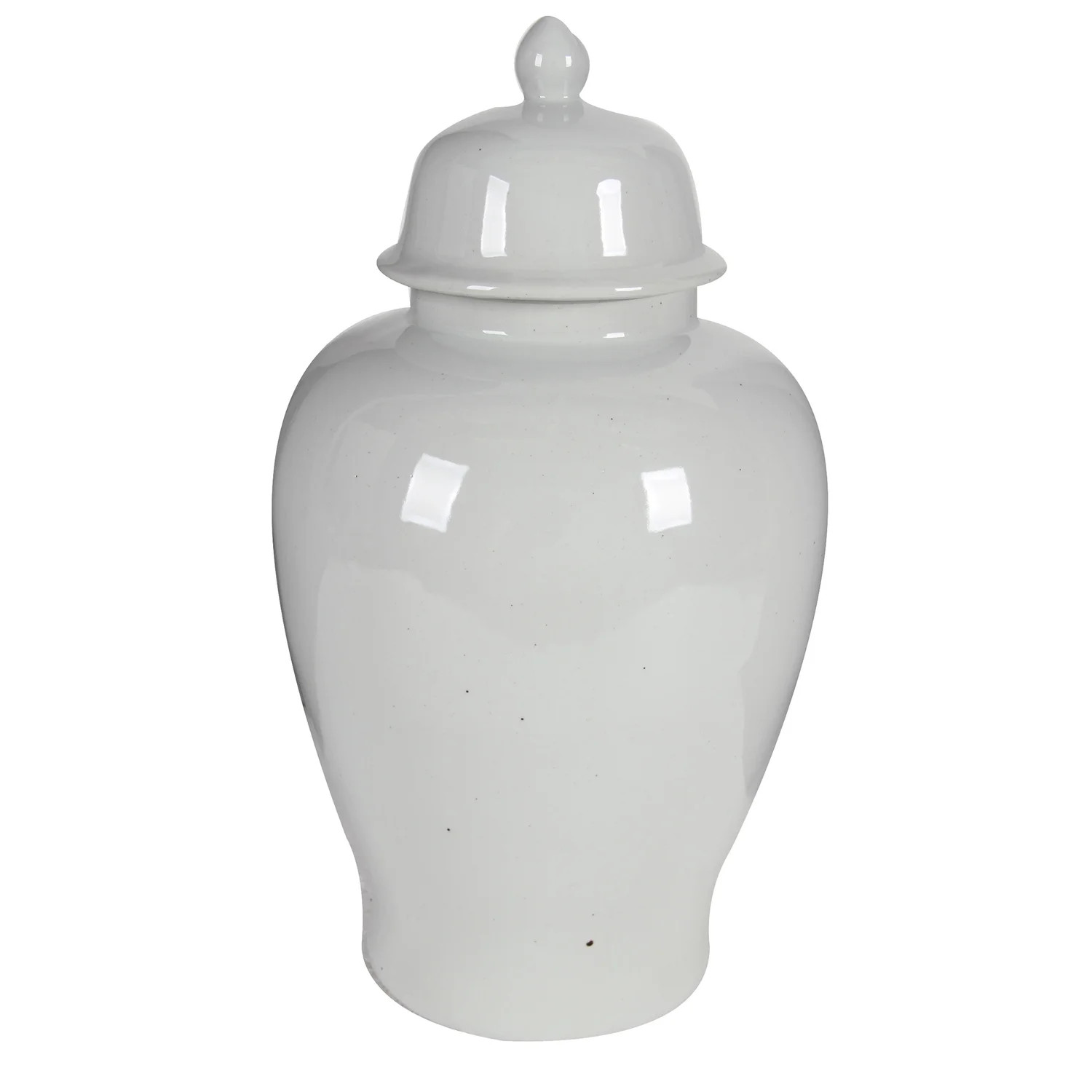 Ceramic Ginger Jar With Lid, White | Walmart (US)