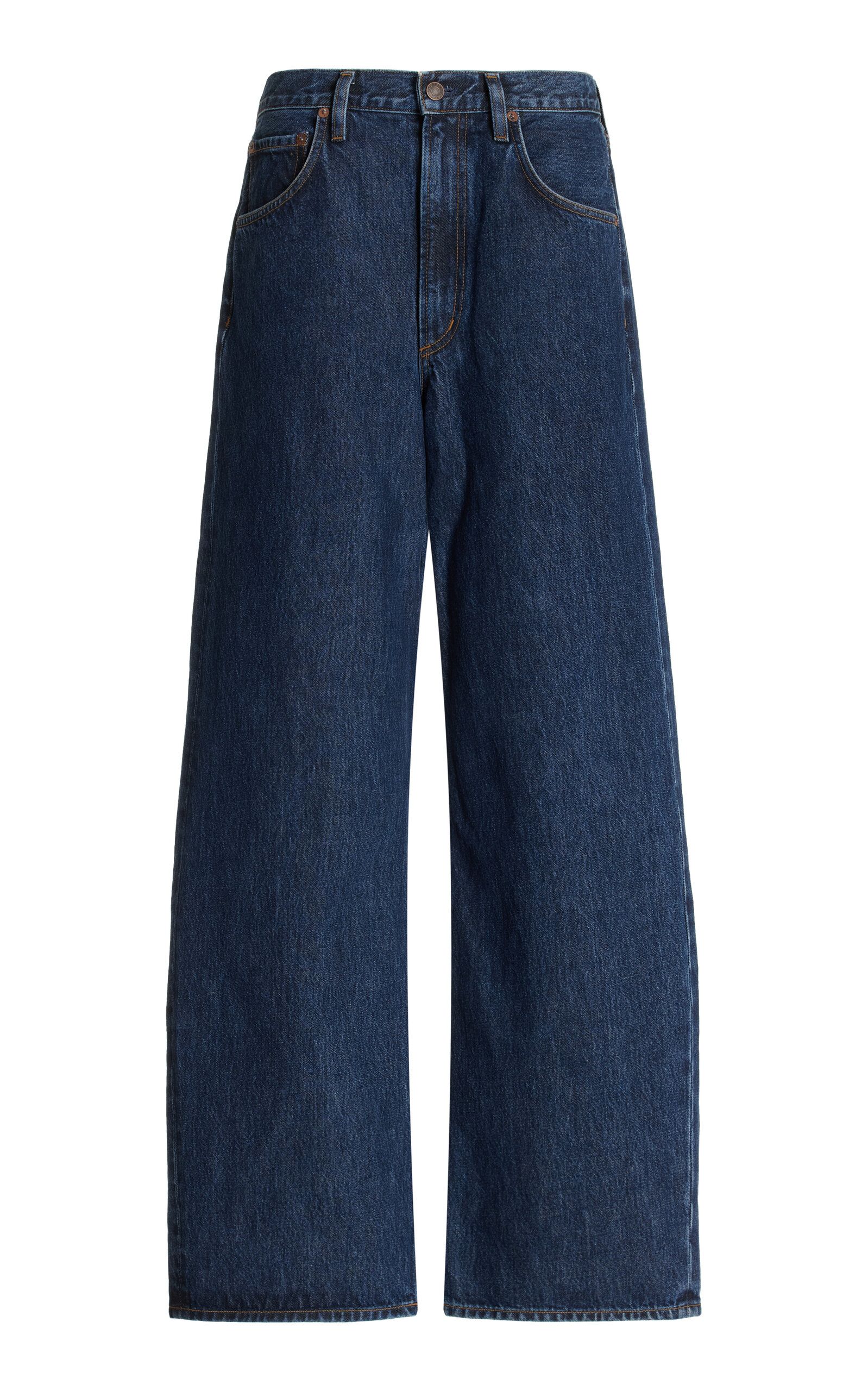 Low Curve Rigid Mid-Rise Tapered Jeans | Moda Operandi (Global)