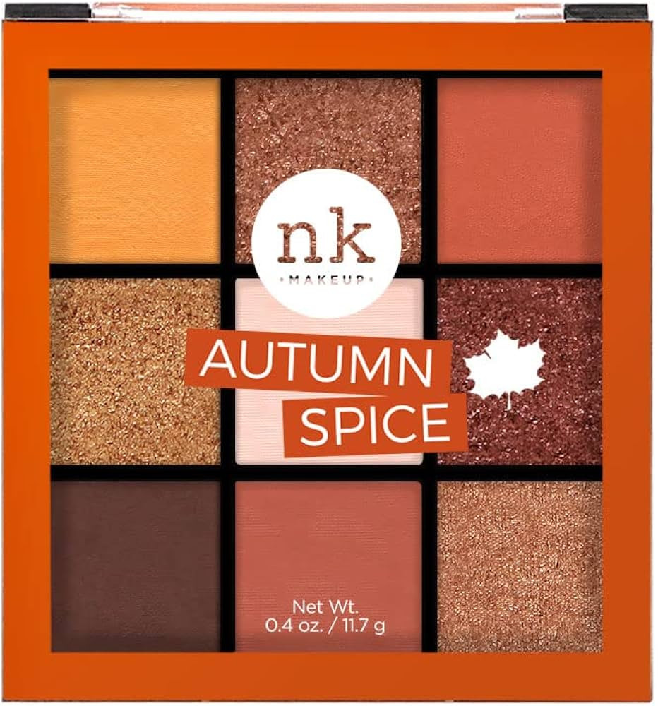 Nicka K New York Makeup Nine Color Shadow Palette (Autumn Spice) | Amazon (US)
