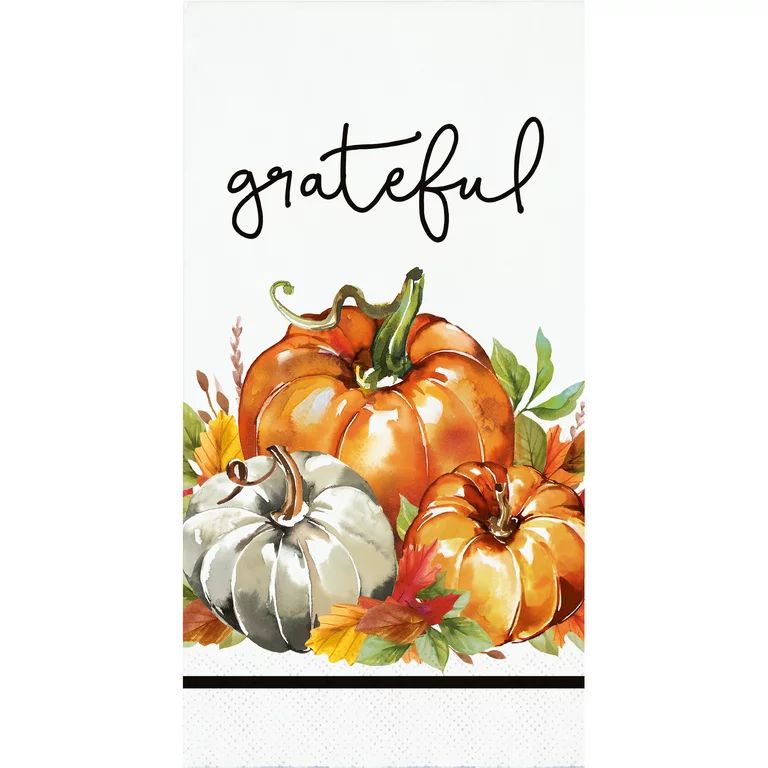 Traditional Thanksgiving Guest Napkins, 20 Ct.  -Way to Celebrate, Multicolor | Walmart (US)