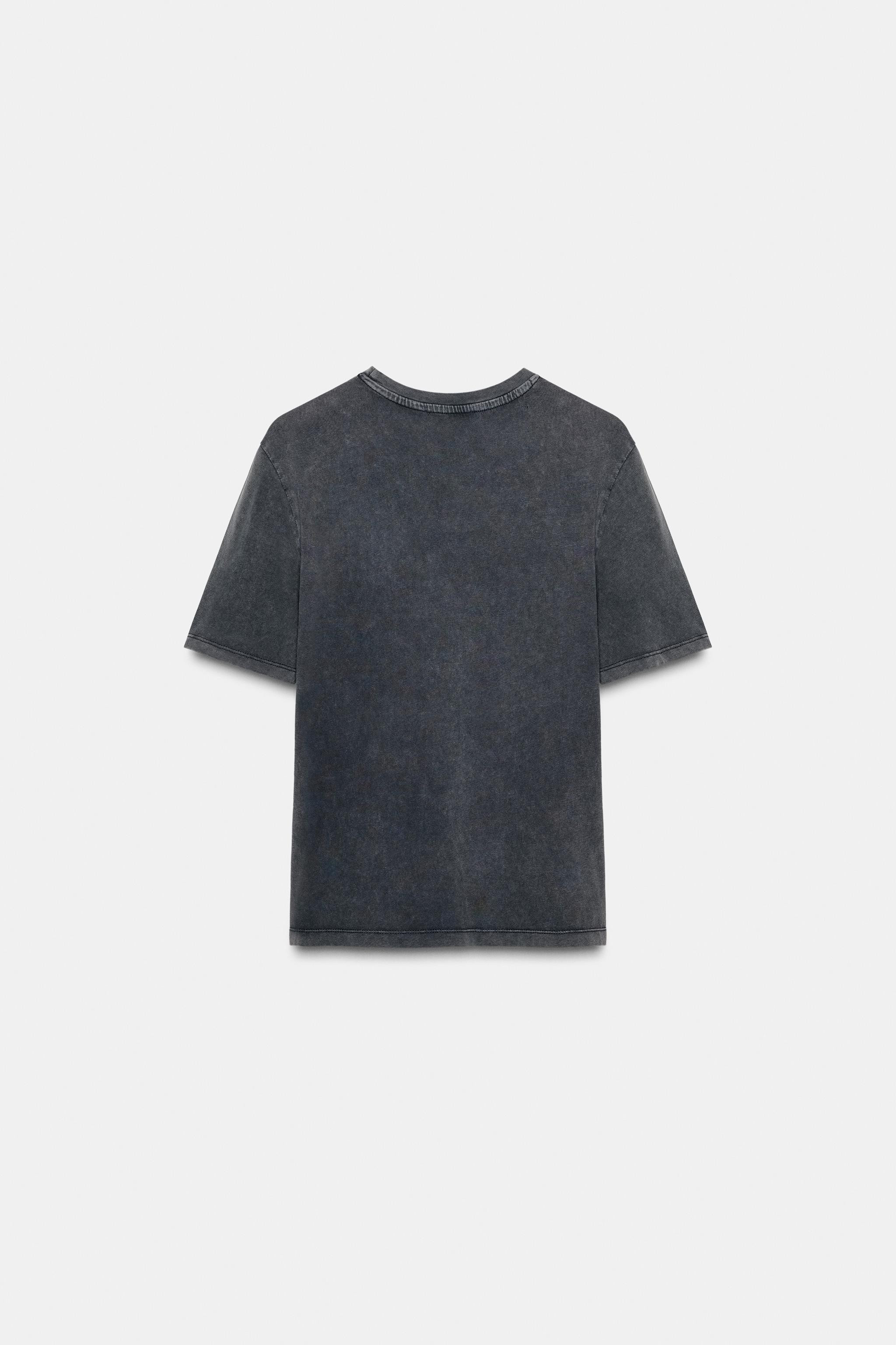 WASHED JEWELED T-SHIRT | Zara US