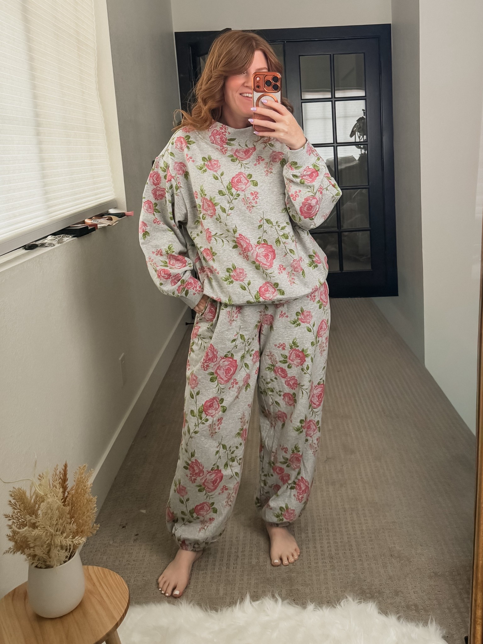 Floral sweatpants set from target. Size medium. 

#LTKmomlife #LTKootd #LTKPetite
