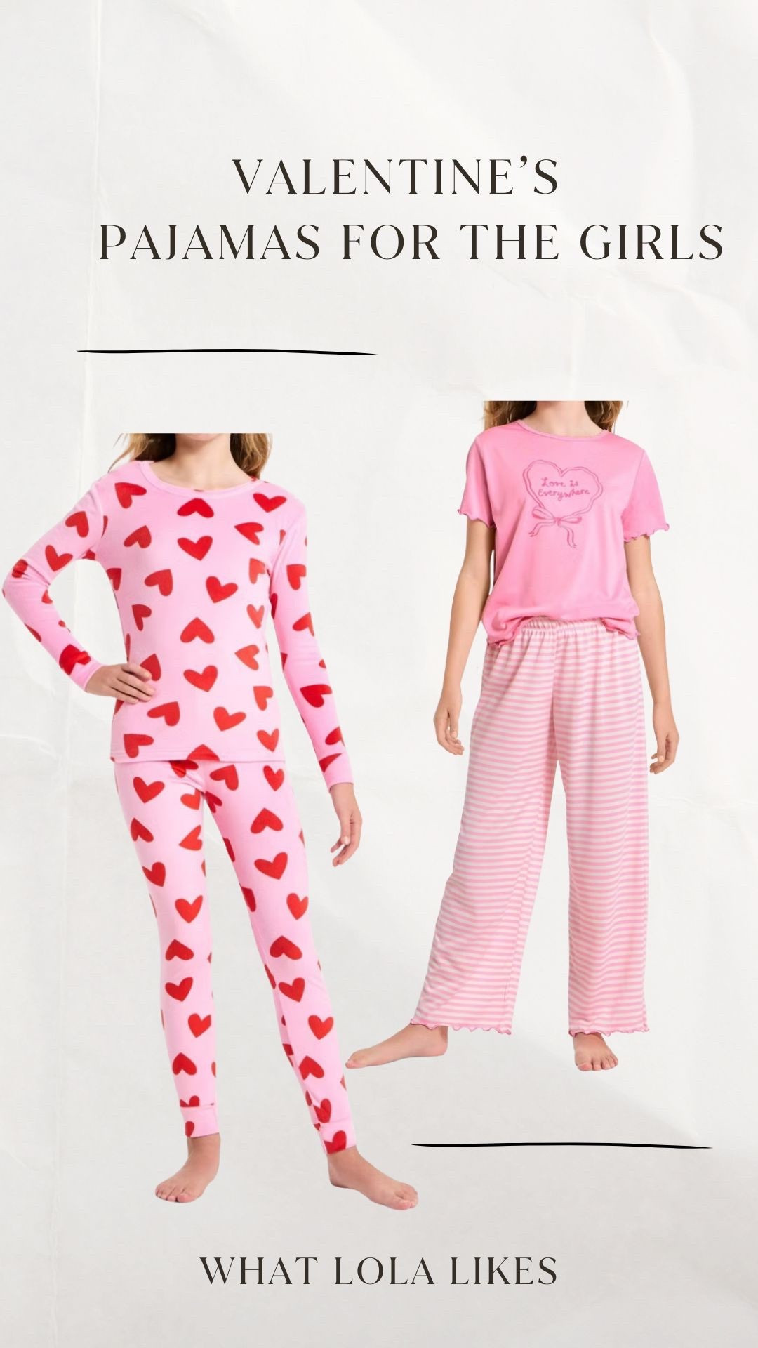 Valentines Pj’s for the girls 💗

#LTKootd #LTKKids #LTKSeasonal