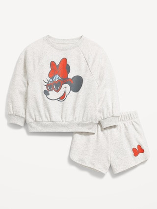 Disney© French-Terry Graphic Sweatshirt and Shorts Set for Toddler Girls | Old Navy (US)