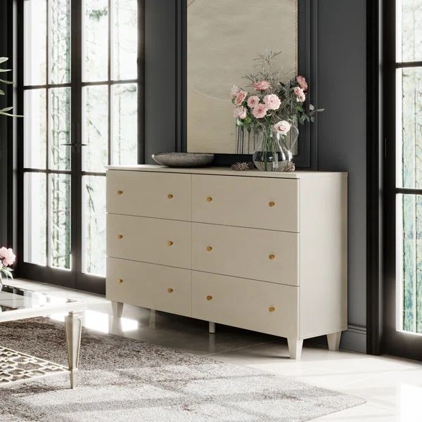 Solid Wood 6 - Drawer Accent Chest | Wayfair North America