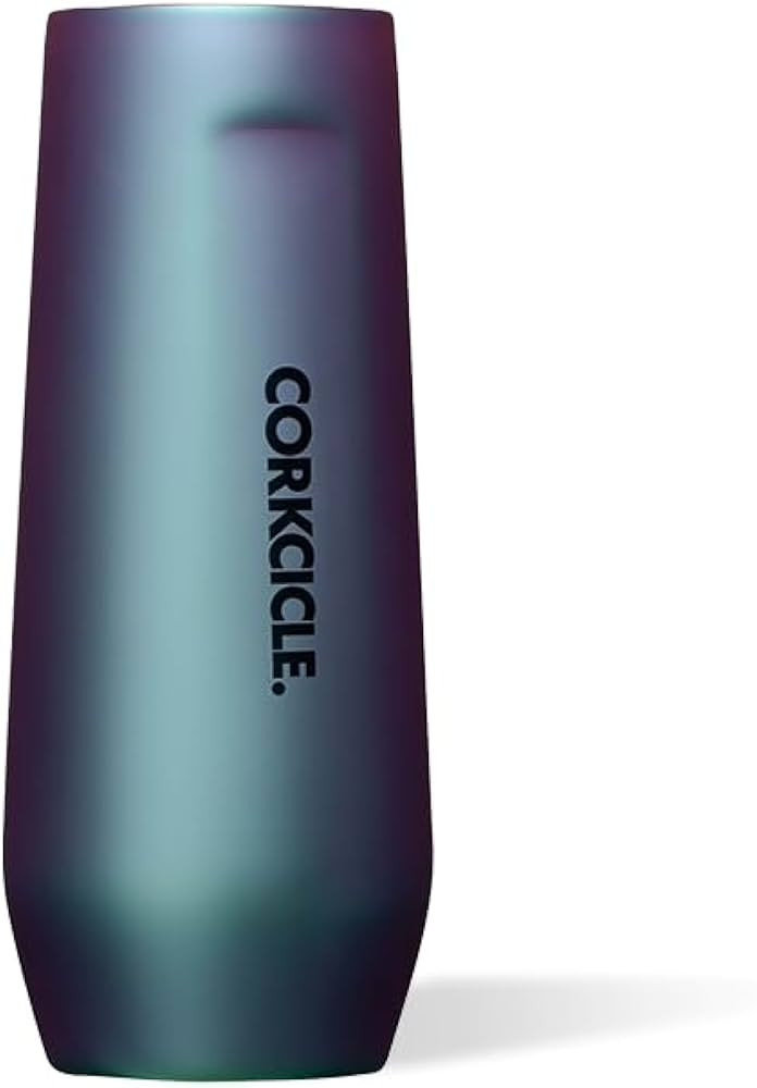 Corkcicle Stemless Flute, Triple Insulated Stainless Steel, Easy Grip, Non-slip Bottom, Keeps Bev... | Amazon (US)