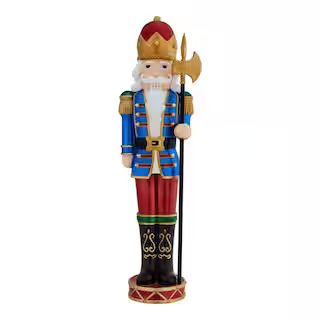 Home Accents Holiday 43 in Nutcracker With Axe 22DK01080 - The Home Depot | The Home Depot
