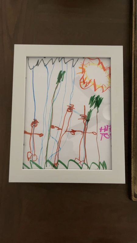 Frame for kids artwork that opens from the front 

#LTKkids #LTKfamily #LTKhome