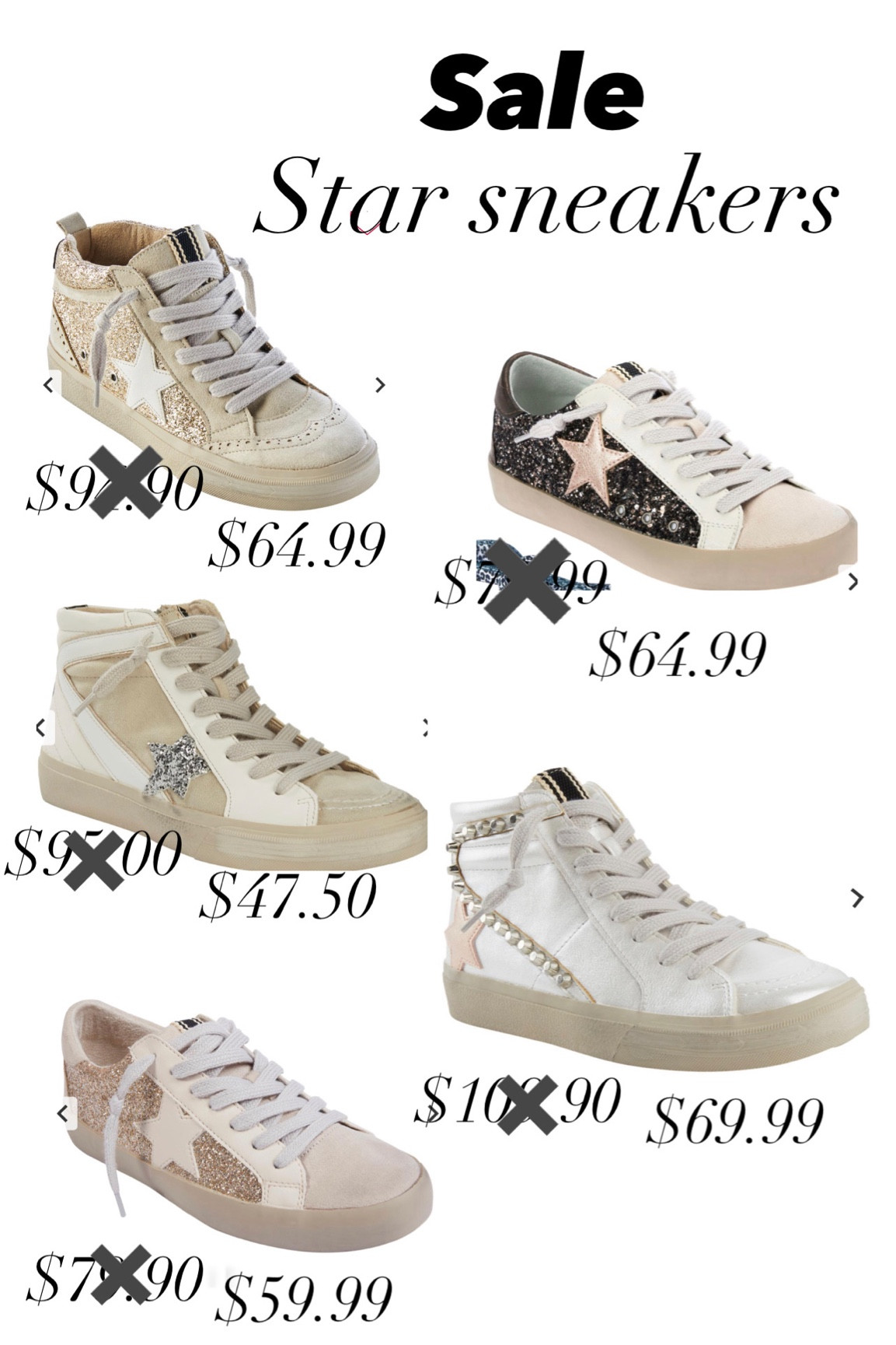 Star Sneakers!!!

#LTKfindsunder100 #LTKshoecrush #LTKSale