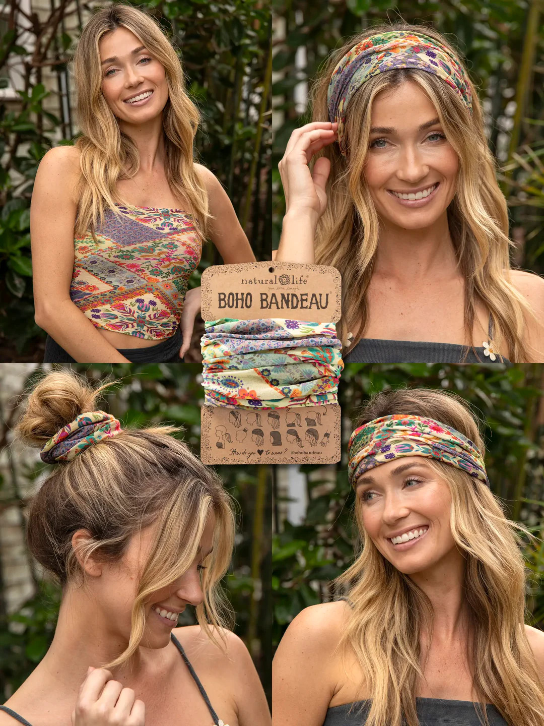 Full Boho Bandeau® Headband | Natural Life