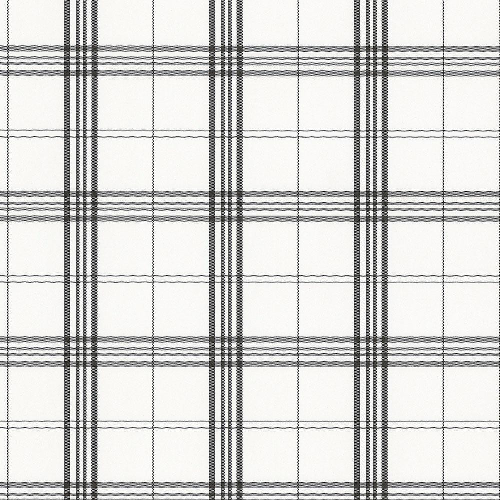 Norwall Kitchen Plaid Vinyl Strippable Roll Wallpaper (Covers 56 sq. ft.)-KV27425 - The Home Depo... | The Home Depot