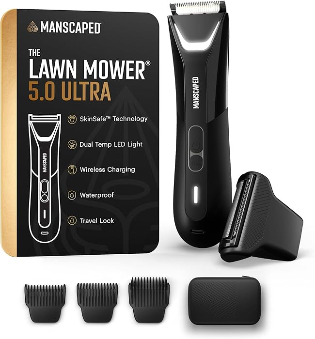 MANSCAPED® The Lawn Mower® 5.0 Ultra Groin & Body Hair Trimmer – Dual-Head SkinSafe® Trimmer... | Amazon (US)