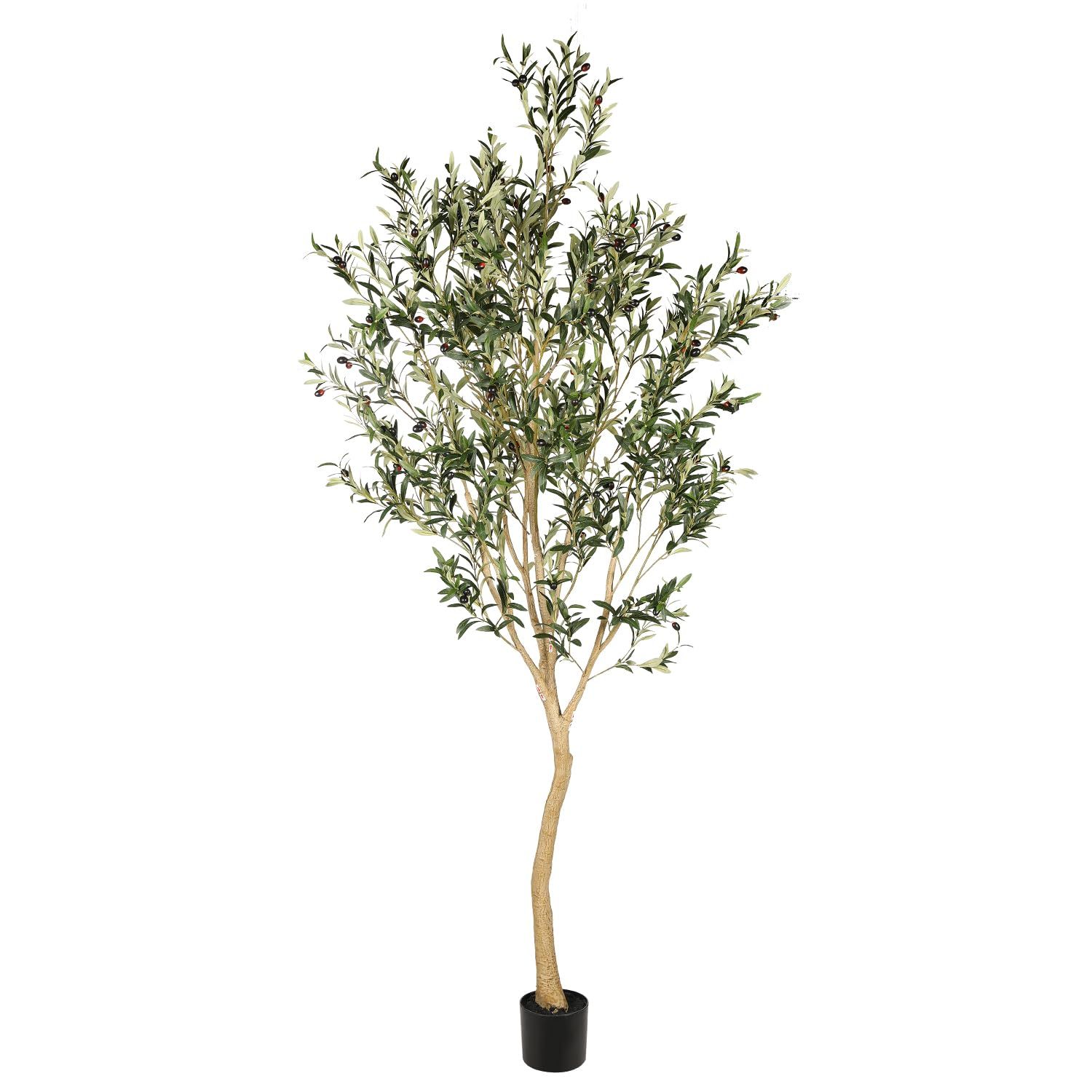 Realead 8ft Tall Faux Olive Tree - Realistic Large Silk Olive Tree Artificial Indoors - Fake Oliv... | Amazon (US)