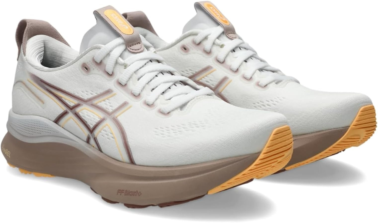 Amazon.com | ASICS Women's Gel-Kayano 32 Running Shoes, 9, White/Orange Glow | Volleyball | Amazon (US)