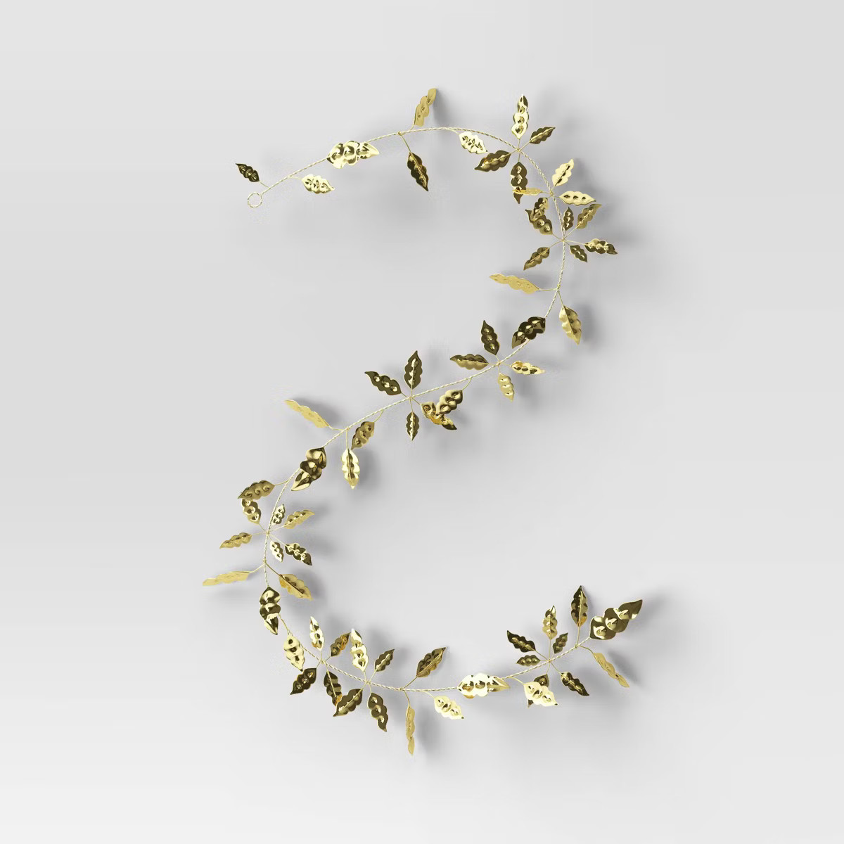 Gold Metal Botanical Garland - Threshold™ | Target
