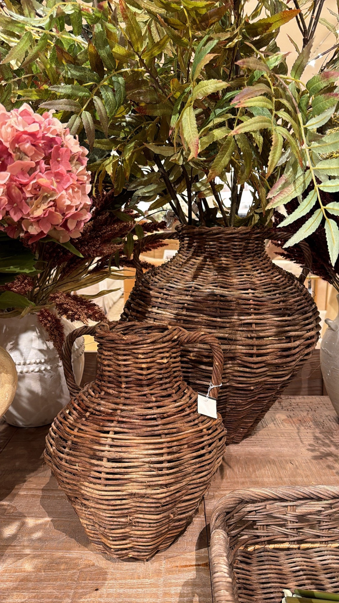 Stopped in @Pottery Barn and loved SO much!! I think I may have to order the gourds and the terra-cotta leaves, they are one of a kind. 🤎

#LTKdayinmylife #LTKHome #LTKSeasonal