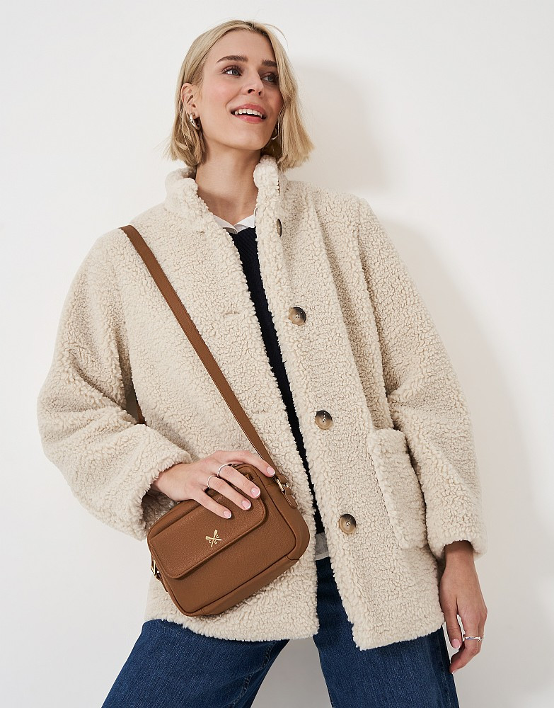 Women's Camera Bag - Tan from Crew Clothing Company | Crew Clothing (UK)