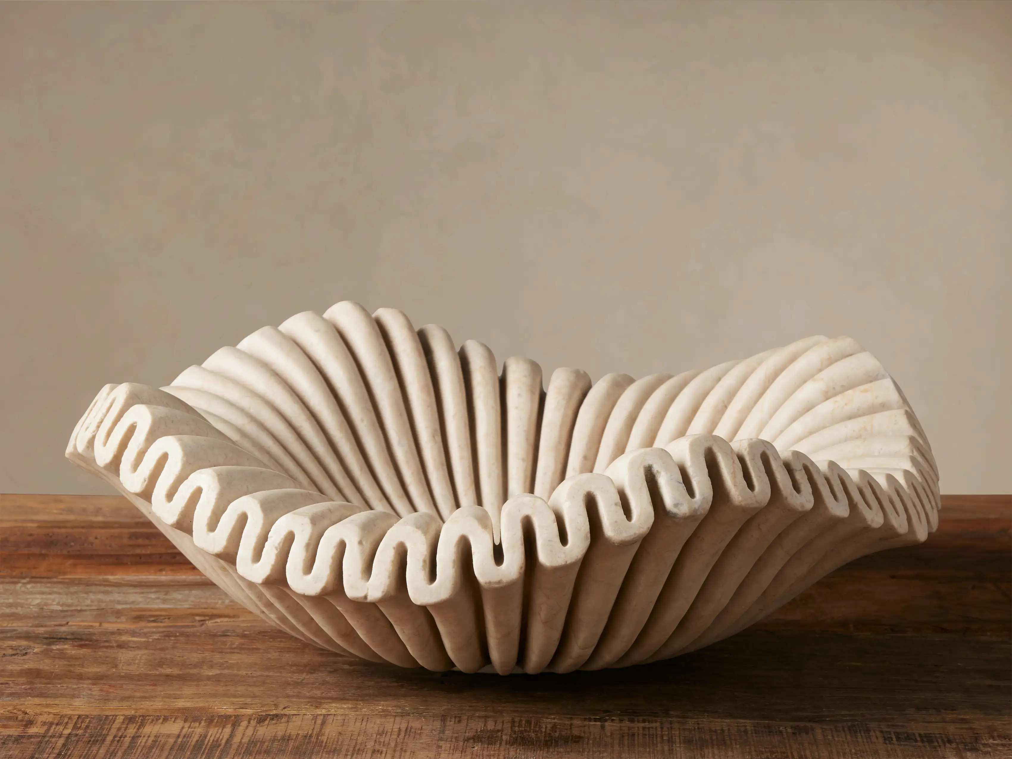 Edel Ruffle Flautaro Bowl | Arhaus