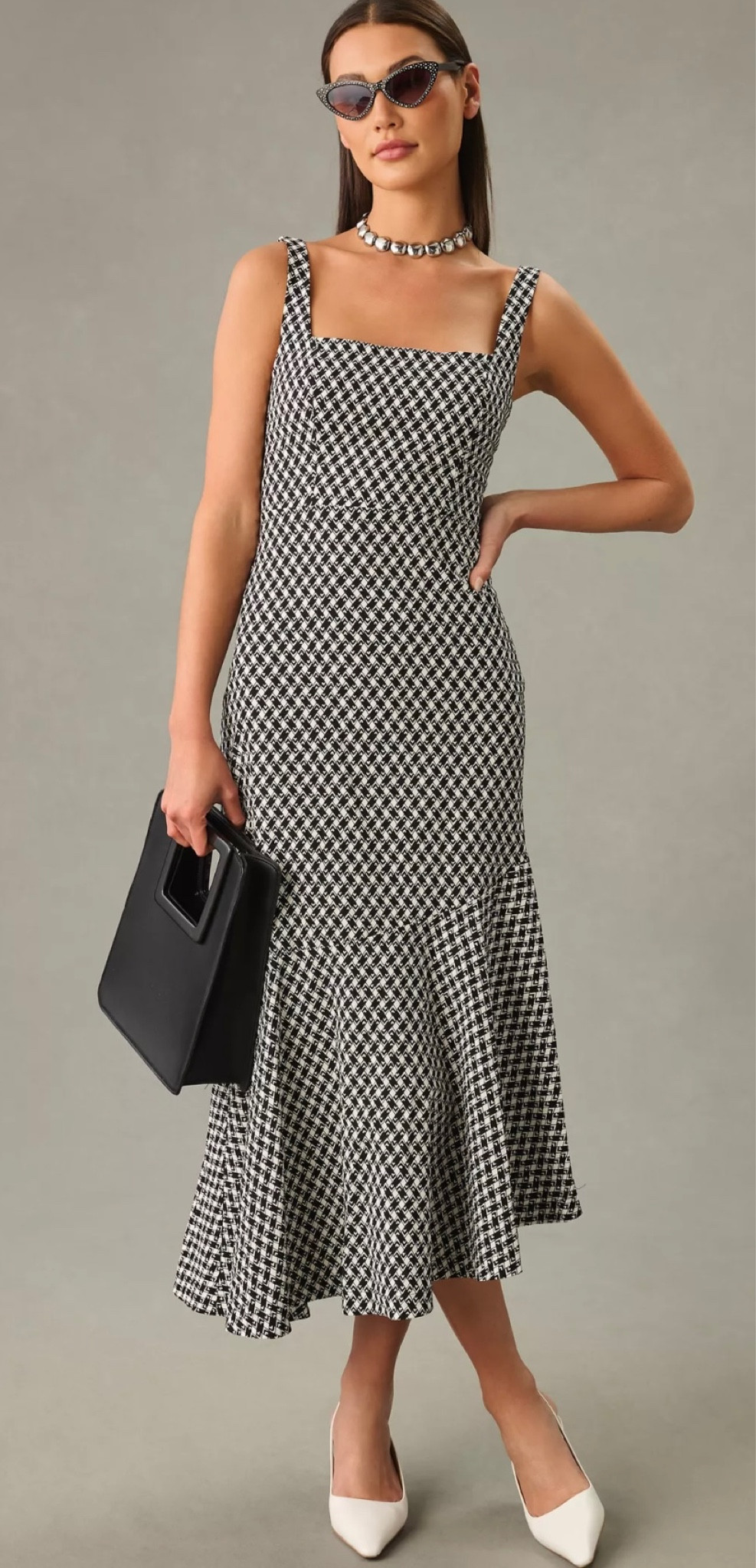 sleeveless black midi dress The Standard Stitch Racerback Midi Dress