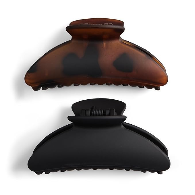 Kitsch Medium Hair Clips for Women, Strong Hold, Recycled Plastic Claw Clips for Thick Hair | Gre... | Amazon (US)