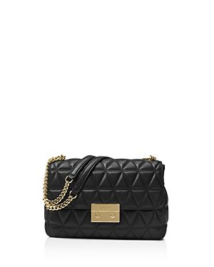 Michael Michael Kors Sloan Chain Quilted Extra-Large Leather Shoulder Bag | Bloomingdale's (US)
