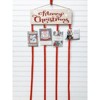 Snowflakes Merry Christmas Card Holder - Holidays Display Cards | Etsy (US)