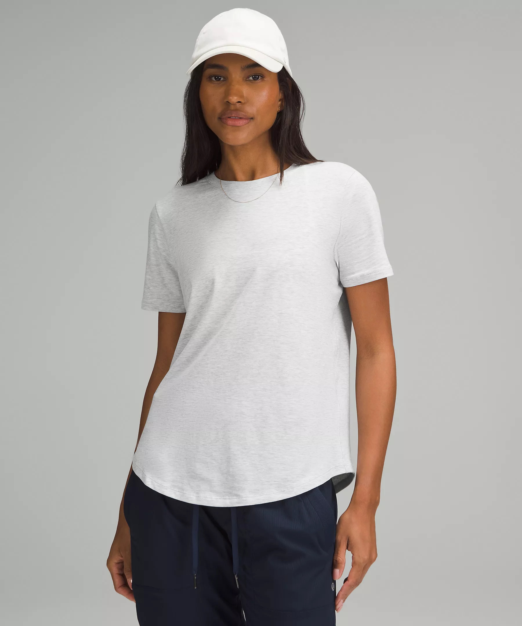 Love Curved-Hem Crewneck T-Shirt | Women's Short Sleeve Shirts & Tee's | lululemon | Lululemon (US)