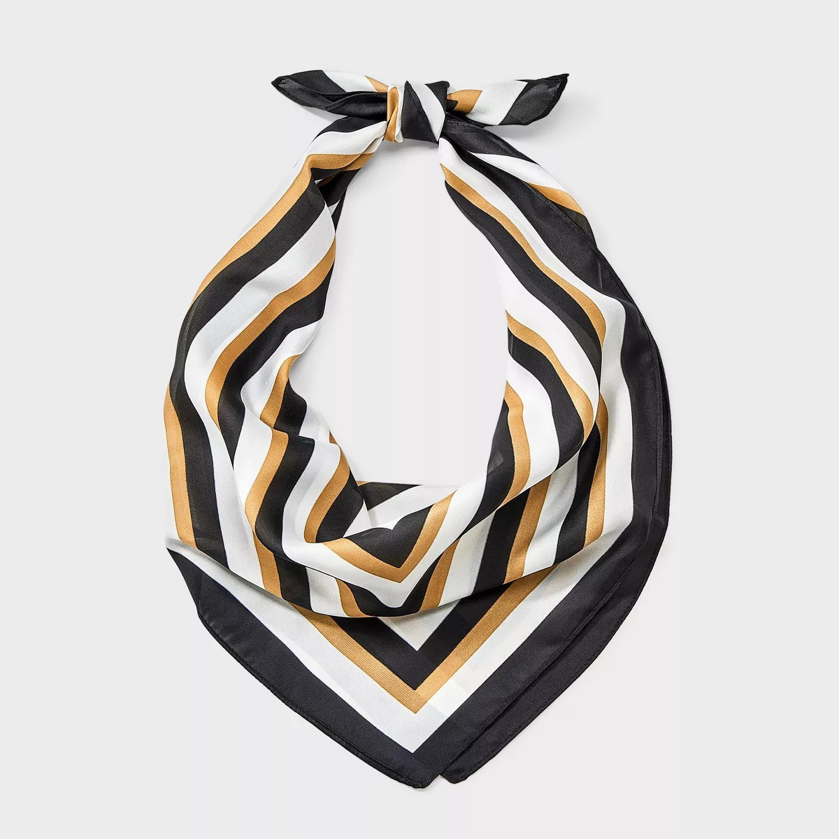 Square Border Printed Scarf - A New Day™ Black/White | Target