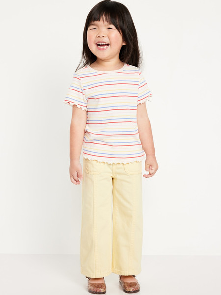 High-Waisted Baggy Mariner Wide-Leg Jeans for Toddler Girls | Old Navy (US)