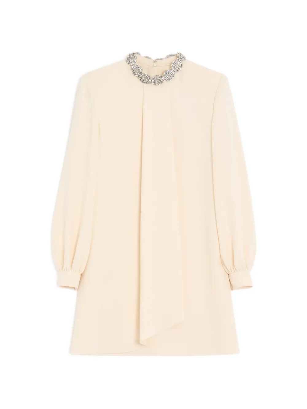 Valentino Garavani Abito Cady Couture Con Ricamo | Toni Neutri | FARFETCH IT | Farfetch Global