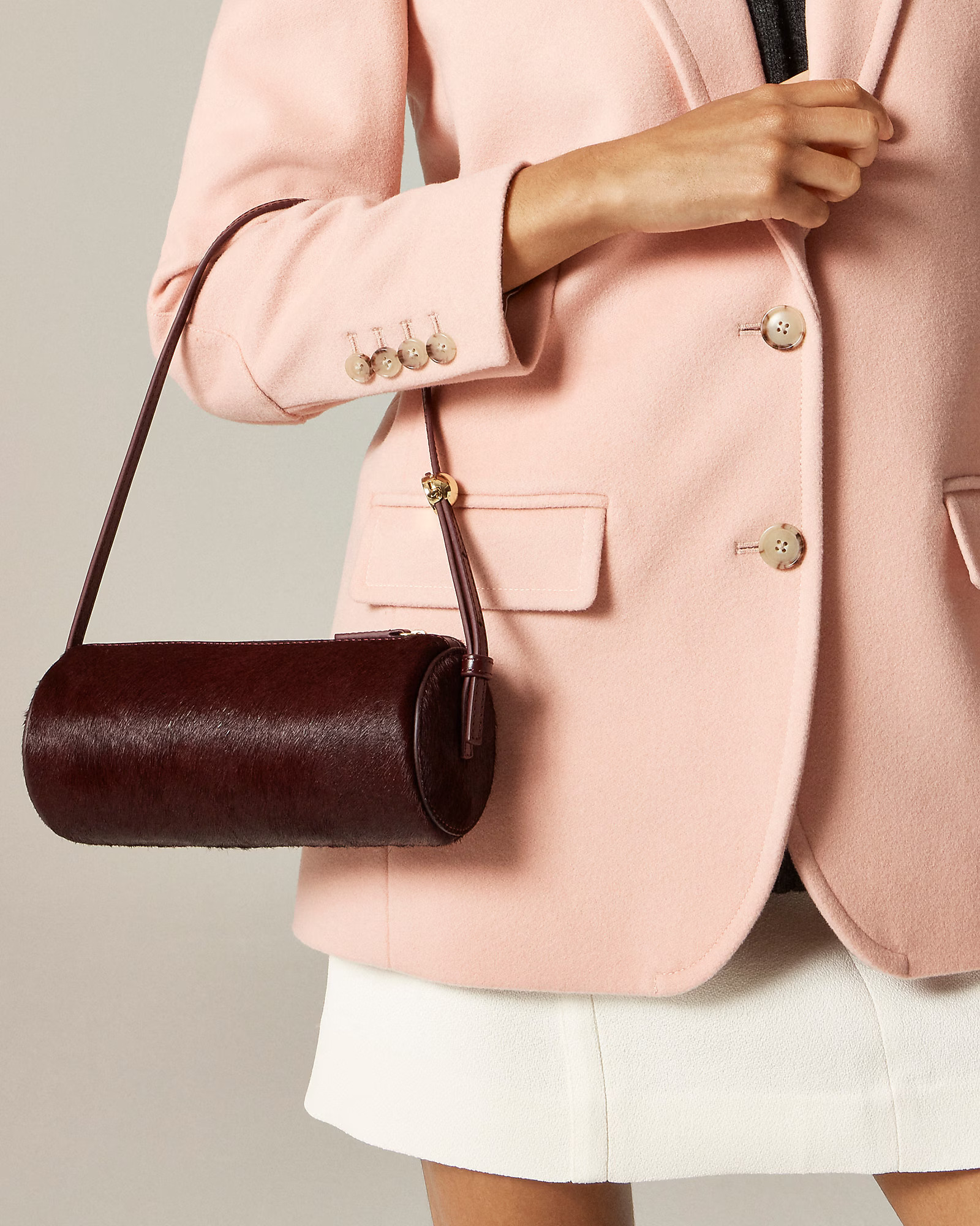 Bordeaux bag in calf hair | J. Crew US