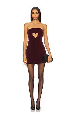 MORE TO COME Gionna Mini Dress in Oxblood from Revolve.com | Revolve Clothing (Global)