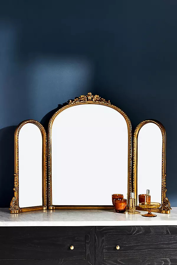 The Gleaming Primrose Triptych Mirror | Anthropologie (US)