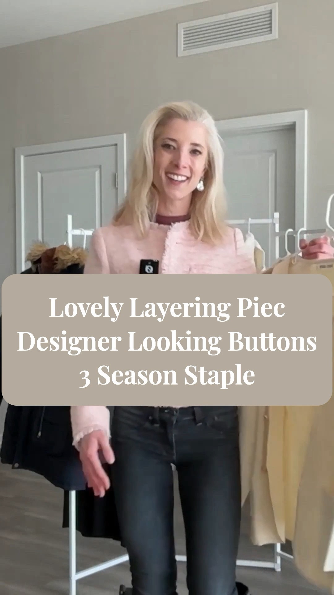 Lovely Layering Piece! Designer Looking Buttons - 3 Season Staple ! Sorry for the type lol LTK day in my life !! LTK seasonal find and LTK petite girl friendly shop on a budget designer looking sweater blazer in warm apricot 

#LTKdayinmylife #LTKSeasonal #LTKPetite