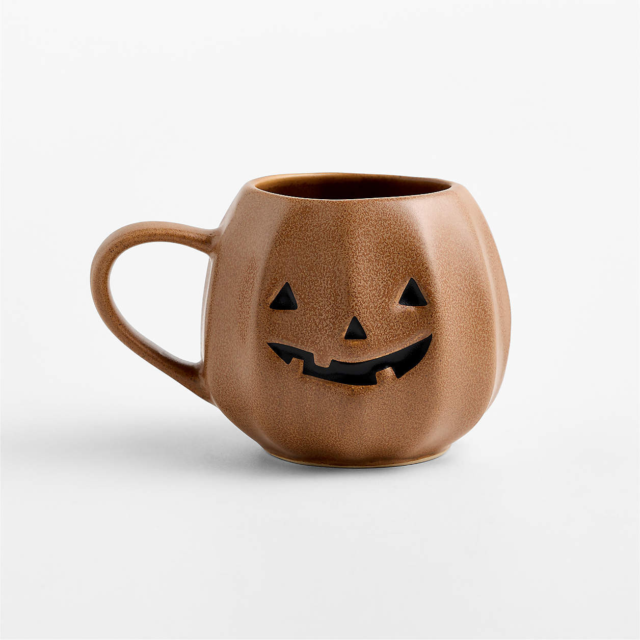 Pumpkin Ceramic 14-Oz. Mug | Crate & Barrel | Crate & Barrel
