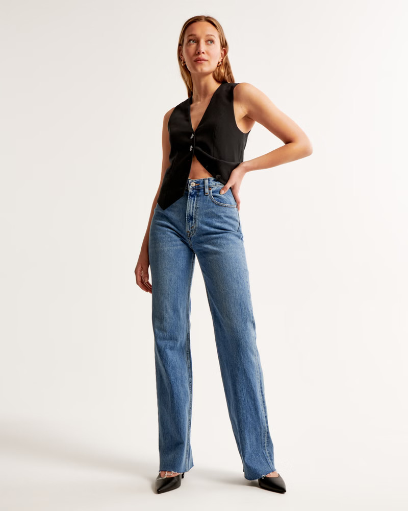 High Rise 90s Relaxed Jean | Abercrombie & Fitch (US)