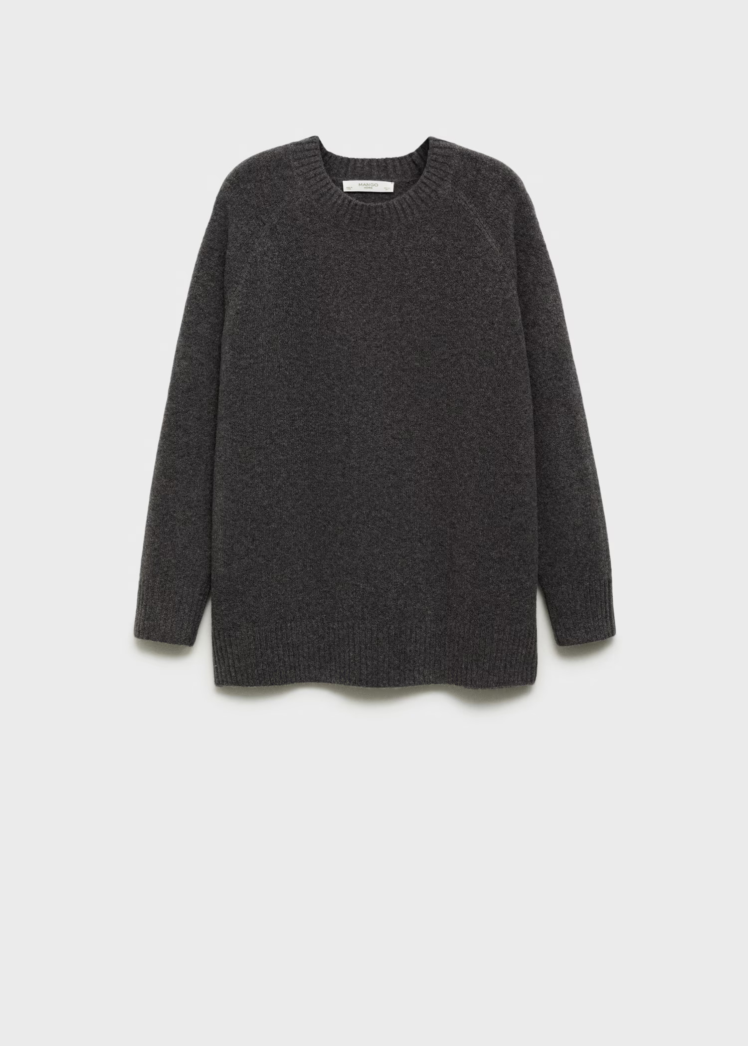 Round-neck knitted sweater | MANGO (UK)