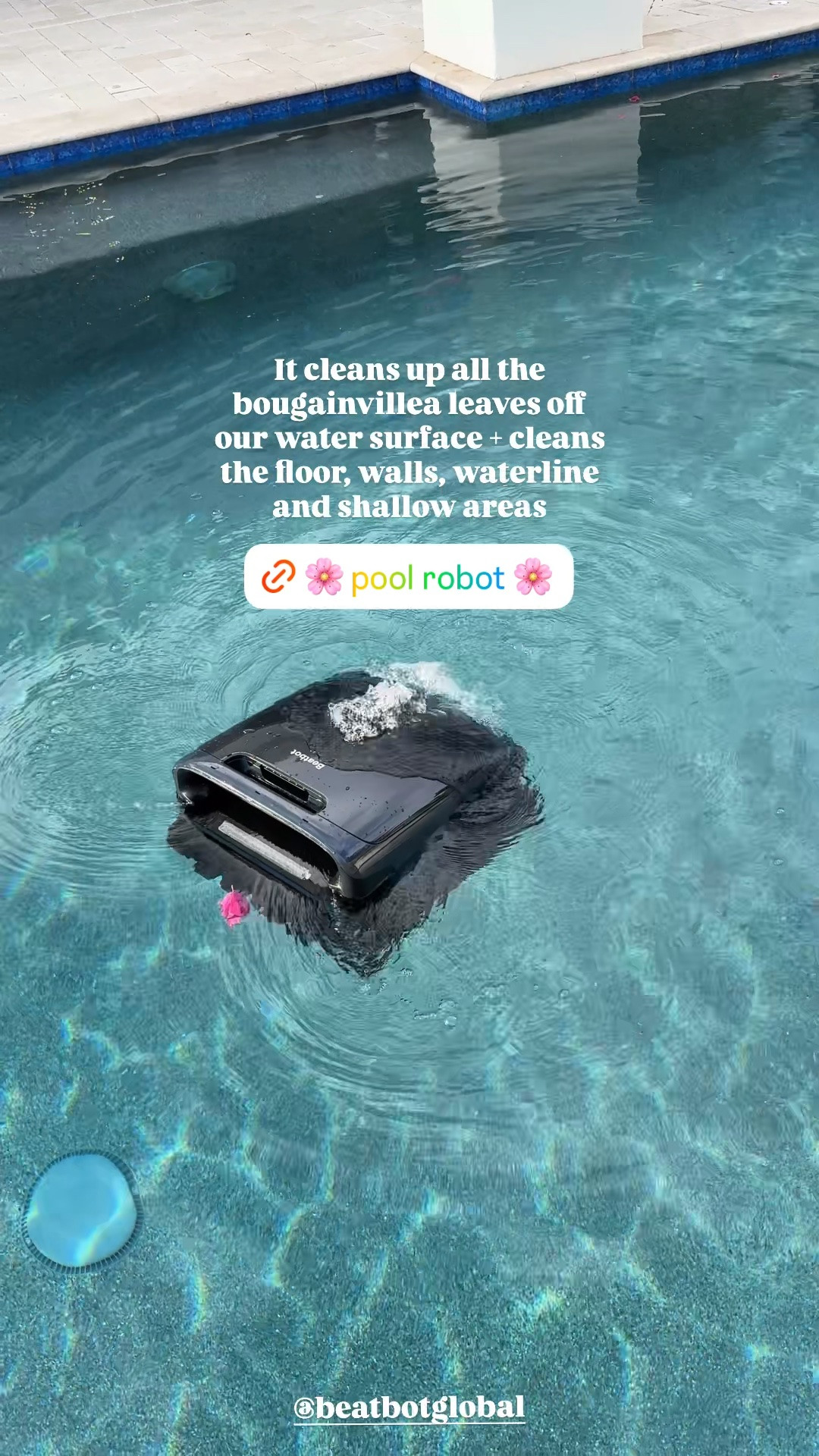 Pool party season is officially here ☀️💦 and while I love hosting, cleaning the pool before guests arrive is never my favorite part. Thankfully, the @Beatbotglobal Sora 70 takes care of it for me. With 5-in-1 cleaning technology, it cleans the water surface, waterline, walls, floor, and shallow shelves, all while offering up to 7 hours of runtime and a large 6L debris basket that can handle leaves, insects, and more.

Less time cleaning in the heat, more time enjoying summer with family and friends. Who else is ready for pool party season? #Beatbot #BeatbotSora70 #PoolParty

L

#LTKmomlife #LTKHome #LTKSeasonal