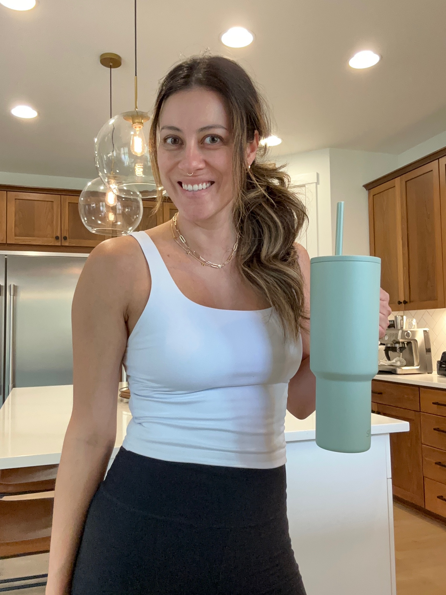 I’m addicted to pretty water tumblers what can I say. This green color is more amazing in person! 

#LTKBacktoSchool #LTKfitness #LTKhome