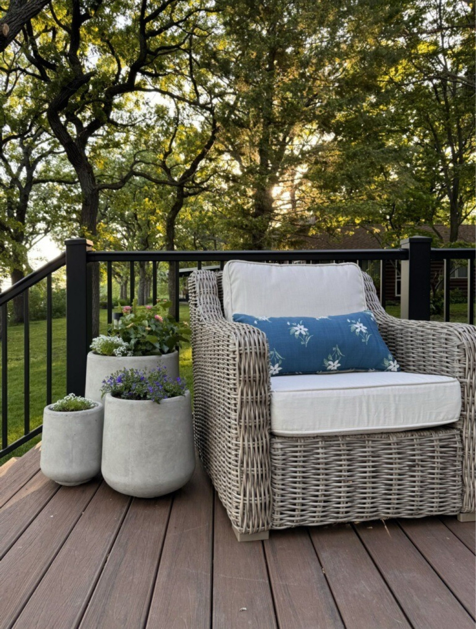 Outdoor Furniture set BACK IN STOCK! You cannot beat this outdoor furniture set for the quality and the price! It comes with gray cushions, but I wanted cream cushions so I upgraded and got five individual cushions from the Home Depot, which are also linked below. Even after spending money on the new cushions it’s still way more affordable than many other options! 
These three peice concert pot sets are the lowest I’ve ever seen them! Great deal on both of these sets! 

#walmart #outdoorfurniture #outdoor #patio #cabin #cabinliving #patiofurniture #homeliving #lakelife

#LTKHome #LTKSaleAlert #LTKStyleTip
