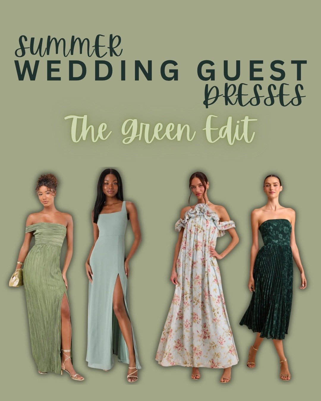 Summer Wedding Guest Dresses from Lulu’s - The Green Edit!

#LTKgrwm #LTKootd #LTKSeasonal