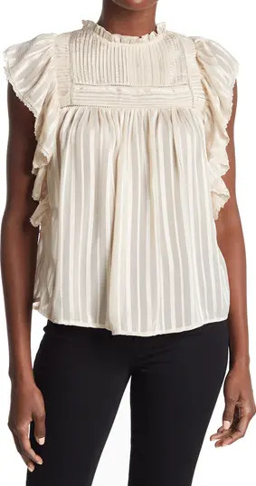 Pretty Prairie Tonal Stripe TopTOPSHOP | Nordstrom Rack