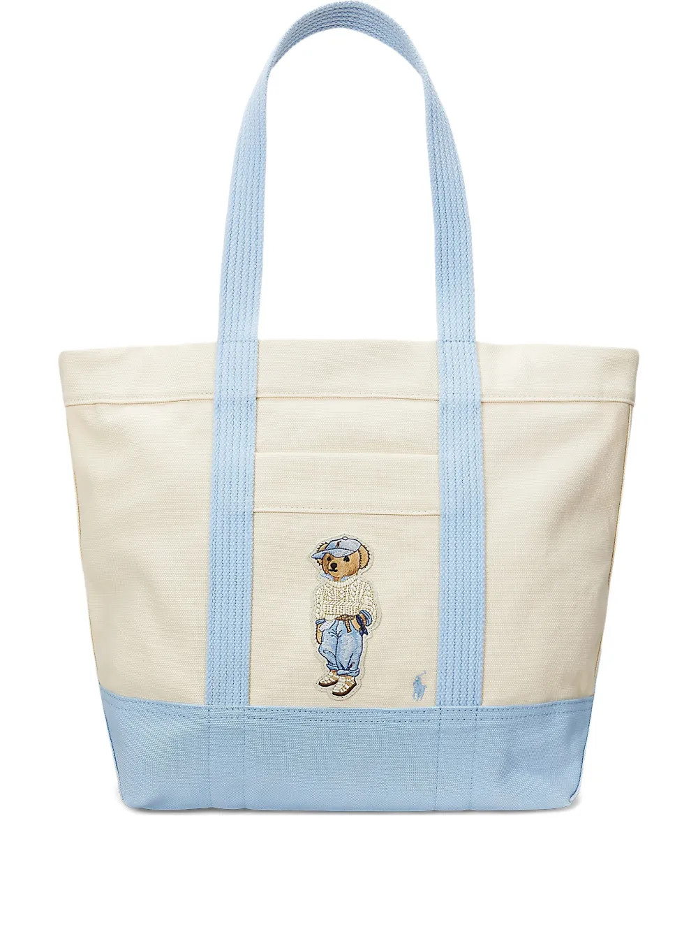 Polo Ralph Lauren Cotton Tote Bag  | Neutrals | FARFETCH CA | Farfetch Global