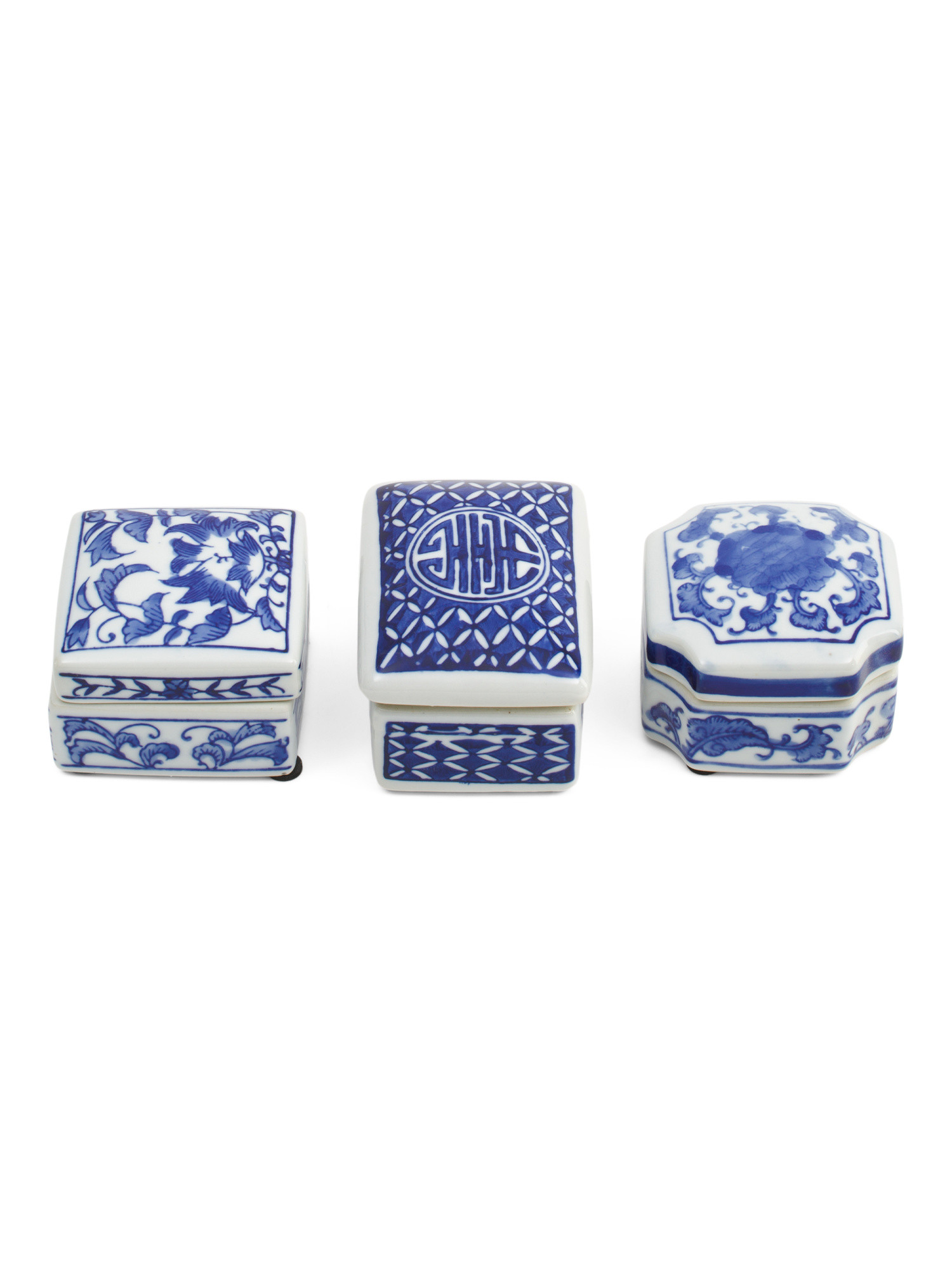 3pc Leith Ceramic Decorative Boxes | Home | Marshalls | Marshalls